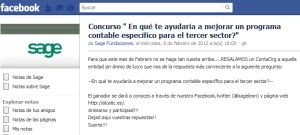 Concurso en Facebook