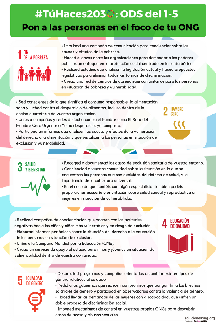 ods ongs agenda 2030 desarrollo sostenible