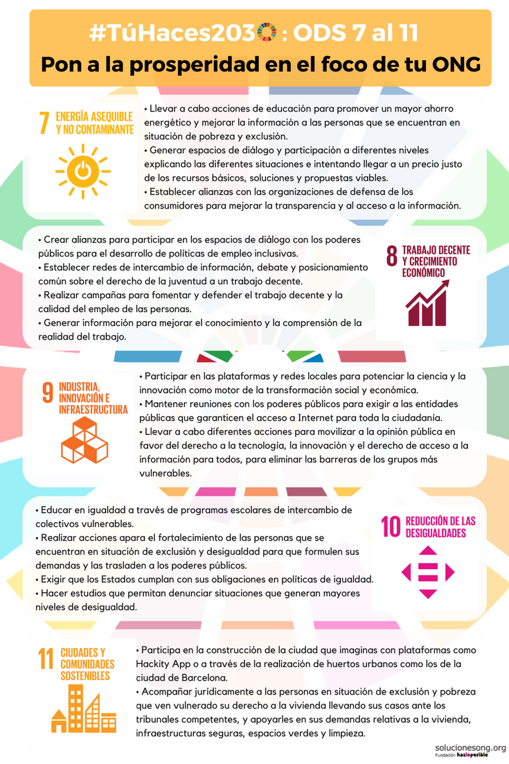 ods ongs agenda 2030 desarrollo sostenible