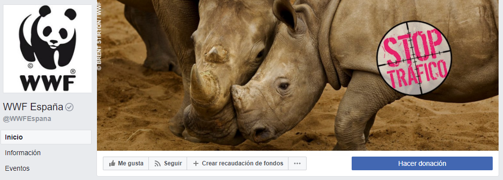 ongs facebook botón donar donaciones